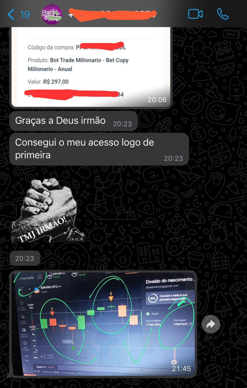 Depoimento de membro da comunidade